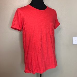 LAGER 57 Red Crew Neck Men's T-Shirt L